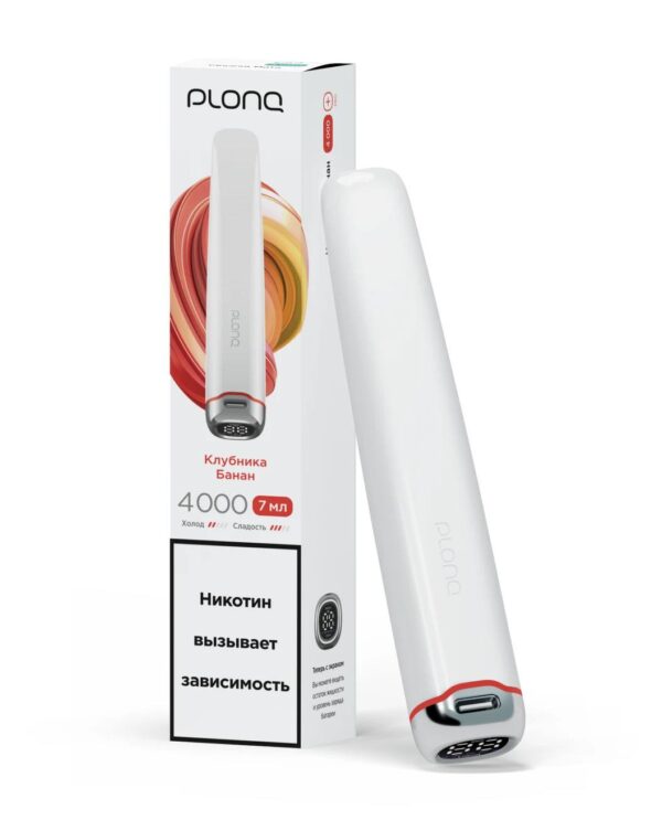 Электронная сигарета Plonq Plus Pro Клубника Банан
