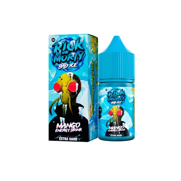 Жидкость Rick & Morty BAD ICE Salt 30мл — Mango Energy drink (Манговый энергетик) (20 Hard)