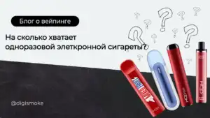 фото на сколько хватает одноразки DIGISMOKE